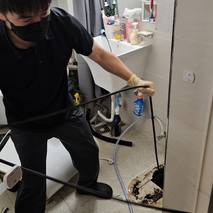 성동구 행당동 하수구막힘 시공 현장 사진 4