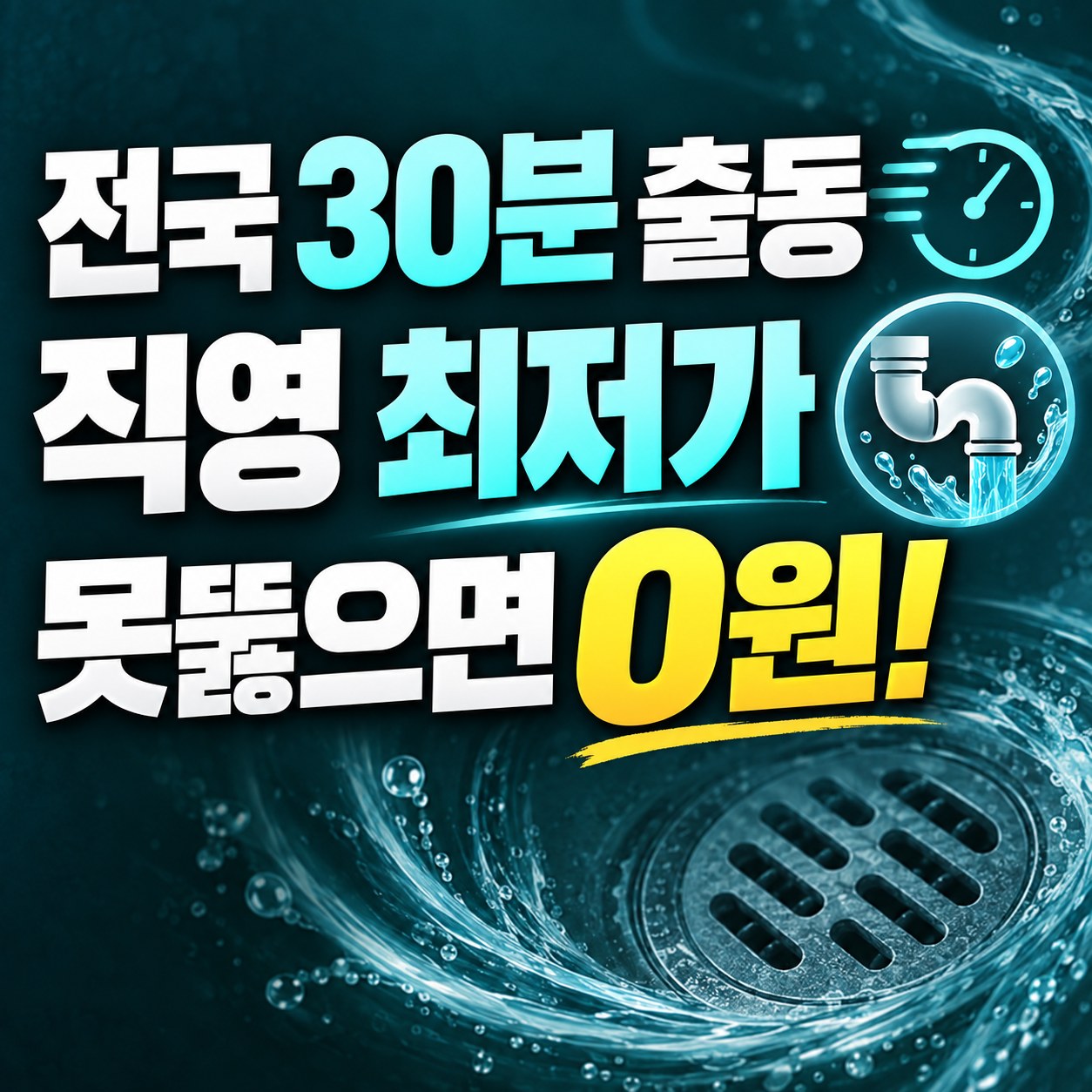 종로구 가회동 하수구막힘 뚫는 업체 뚫뚫배관 직영 출동 안내